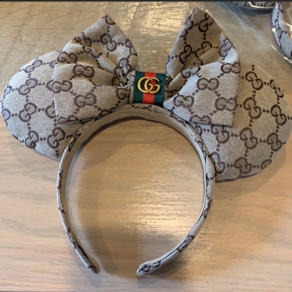 Faux Gucci Mickey mouse ears. Price is for one